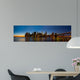 New York Skyline Sunset Wall Decal Panoramic Wall Decal