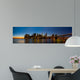 New York Skyline Sunset Wall Decal Panoramic Wall Decal