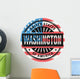 Grunge Stamp with Text Wall Decal