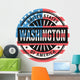 Grunge Stamp with Text Wall Decal
