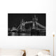 London Tower Bridge Monochrome Wall Decal