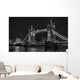 London Tower Bridge Monochrome Wall Decal