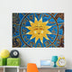 Zodiac Sun Wall Decal