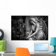 Old Cemetery Statue Wall Decal