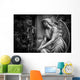 Old Cemetery Statue Wall Decal