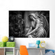 Old Cemetery Statue Wall Decal