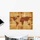 Old World Map Wall Decal