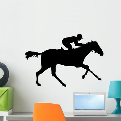 Horse Derby shown on a wall