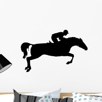 Horse Derby shown on a wall