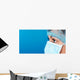 Professional Doctor Work Blue Wall Decal