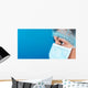 Professional Doctor Work Blue Wall Decal