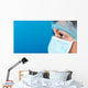 Professional Doctor Work Blue Wall Decal