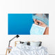 Professional Doctor Work Blue Wall Decal
