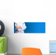 Blue Doctor with Stethoscope Wall Decal