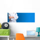 Blue Doctor with Stethoscope Wall Decal