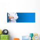 Blue Doctor with Stethoscope Wall Decal