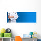 Blue Doctor with Stethoscope Wall Decal