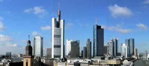 Frankfurt Skyline Wall Mural