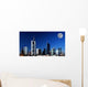 Skyline Am Abend Wall Decal