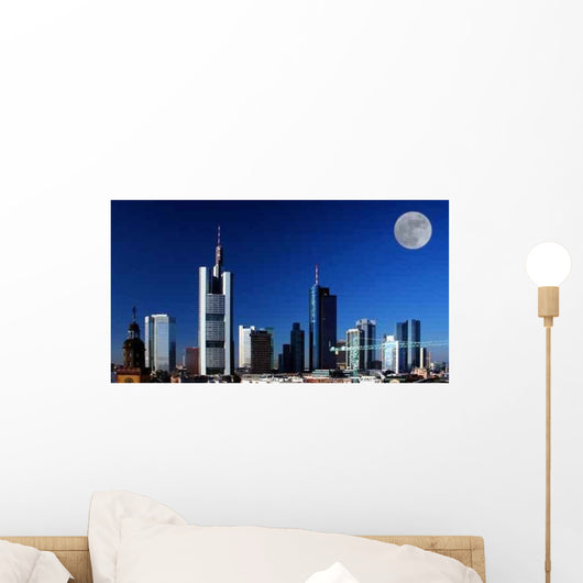 Skyline Am Abend Wall Decal