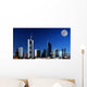 Skyline Am Abend Wall Decal