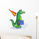 Crocodile Suitcase Wall Decal