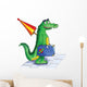 Crocodile Suitcase Wall Decal
