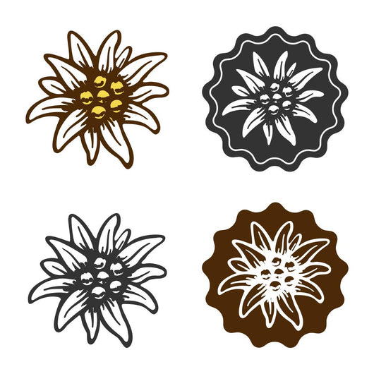 Edelweiss Flower Symbol Alpinism Wall Decal