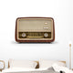 Vintage radio Wall Decal