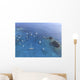 Vista Aerea Porto Gustavia Wall Decal