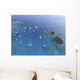 Vista Aerea Porto Gustavia Wall Decal