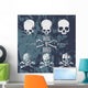 Skulls and Cross Bones Wall Decal