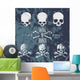 Skulls and Cross Bones Wall Decal