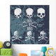 Skulls and Cross Bones Wall Decal