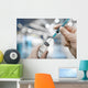 Vaccination Syringe Vial Wall Decal