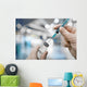 Vaccination Syringe Vial Wall Decal