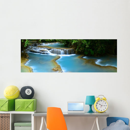 Kuang Si Waterfall Luang Wall Decal