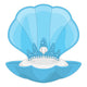 Blue Mermaid Princess Tiara Wall Decal