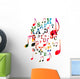 Creative Music Design Wall Decal