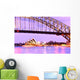 View of Sydney Harbor at twilight Wall Mural