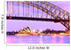 View of Sydney Harbor at twilight Wall Mural