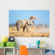 African Elephant Dust Etosha Wall Decal