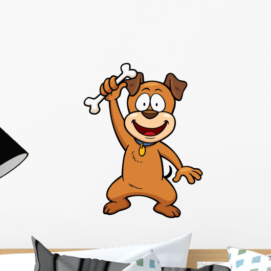 Vector Illustration Cartoon Dog Wall Decal