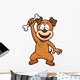 Vector Illustration Cartoon Dog Wall Decal