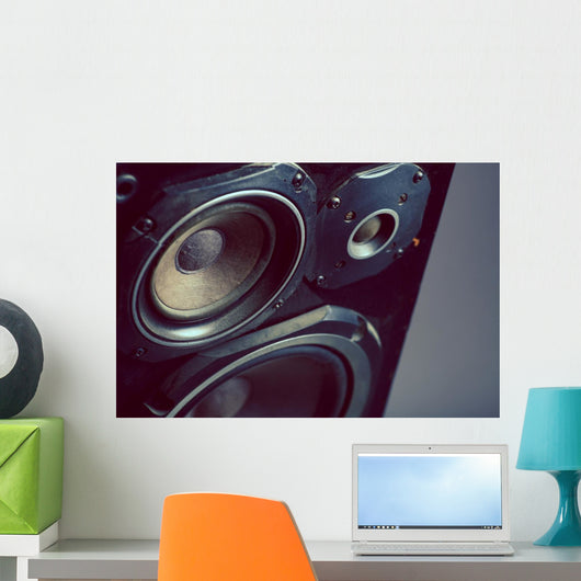 Old Speakers Wall Decal