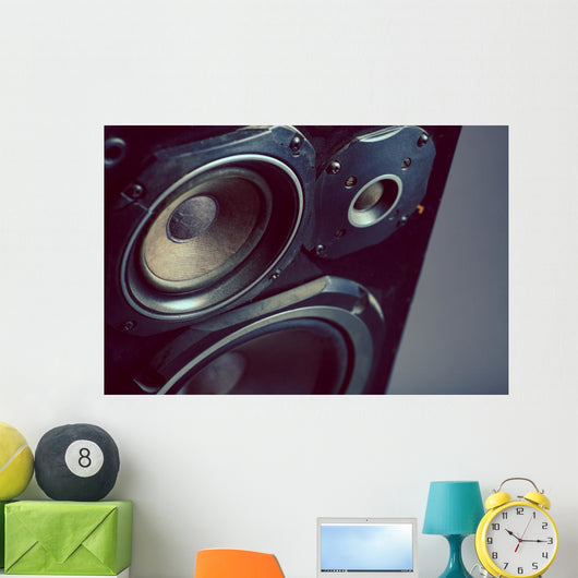 Old Speakers Wall Decal