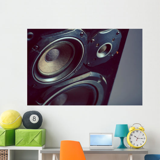 Old Speakers Wall Decal