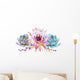 Watercolor Lotus Wall Decal