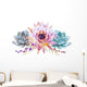 Watercolor Lotus Wall Decal