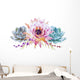 Watercolor Lotus Wall Decal
